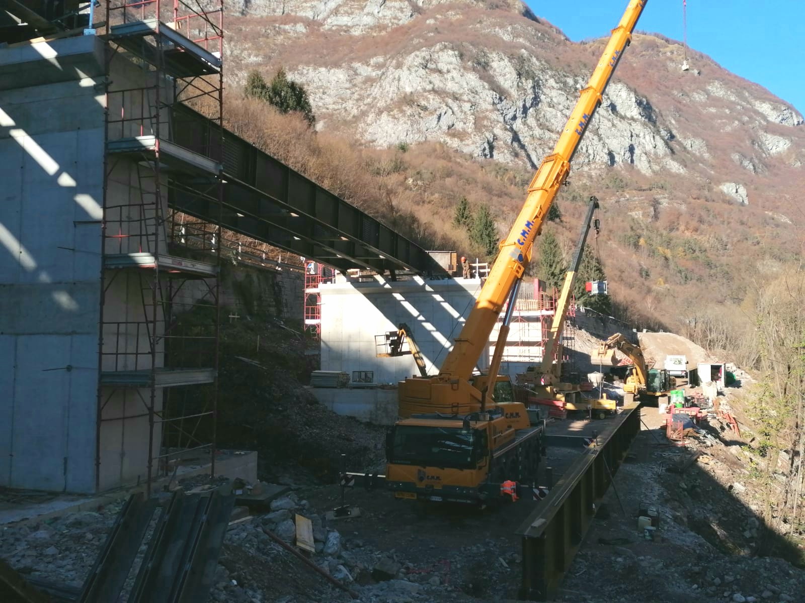 Campate nuovo ponte Longarone SS51_Cortina 2021 (foto Anas) 1 Campate nuovo ponte Longarone SS51_Cortina 2021 (foto Anas) 1
