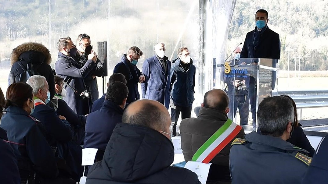 Terni-Rieti intervento Ministro Di Maio Terni-Rieti intervento Ministro Di Maio