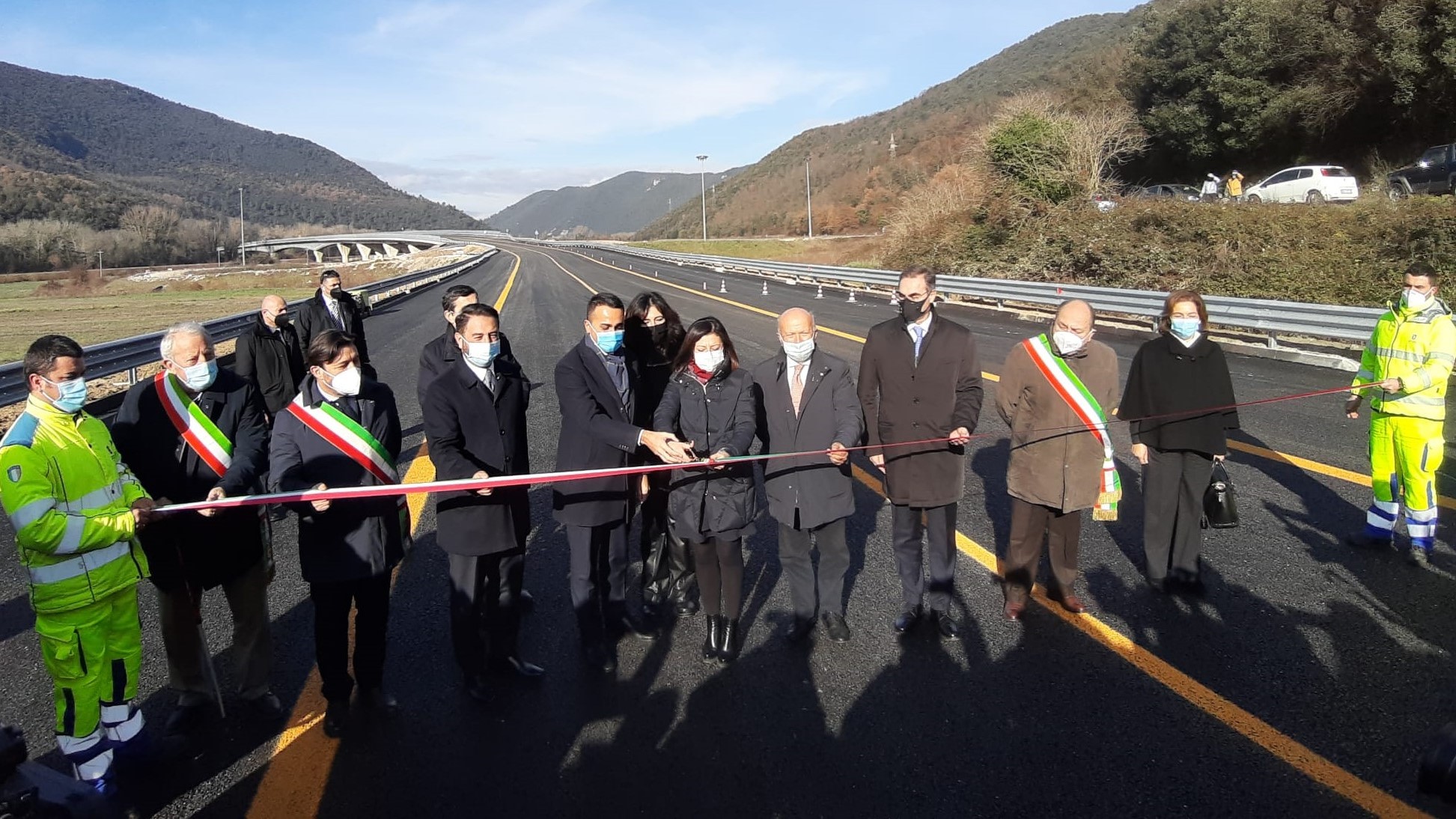 Terni-Rieti taglio del nastro Terni-Rieti taglio del nastro