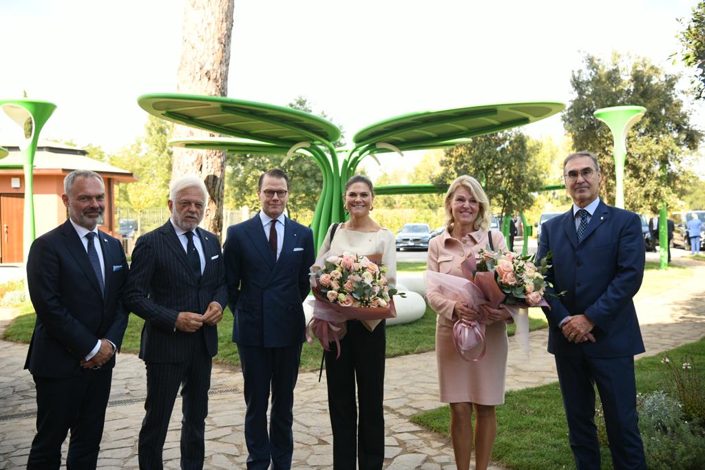 I reali di Svezia visitano Smart Road Anas (fonte Anas) I reali di Svezia visitano Smart Road Anas (fonte Anas)
