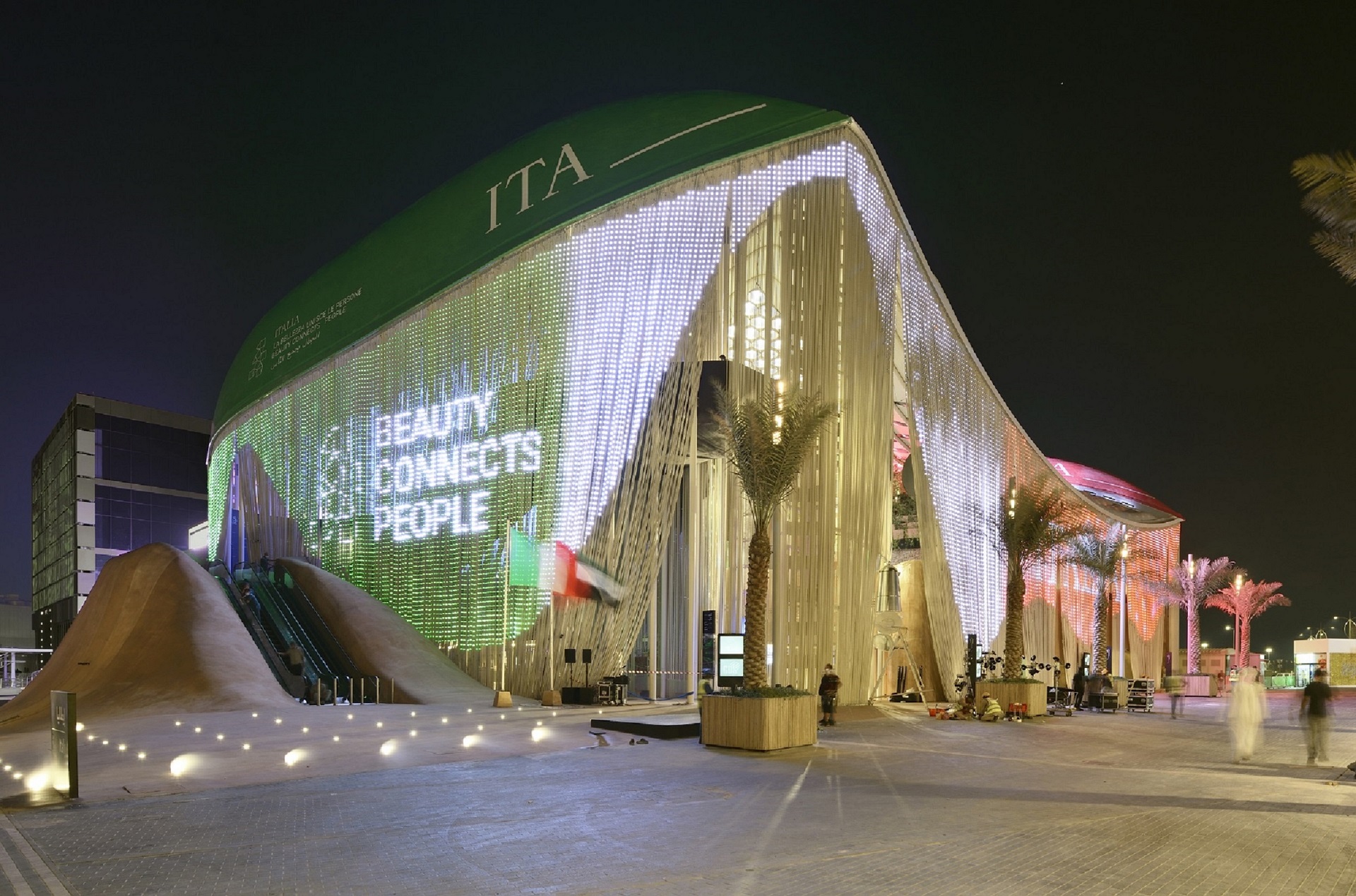Padiglione Italia Expo 2020 (foto Imagoeconomica 2021)