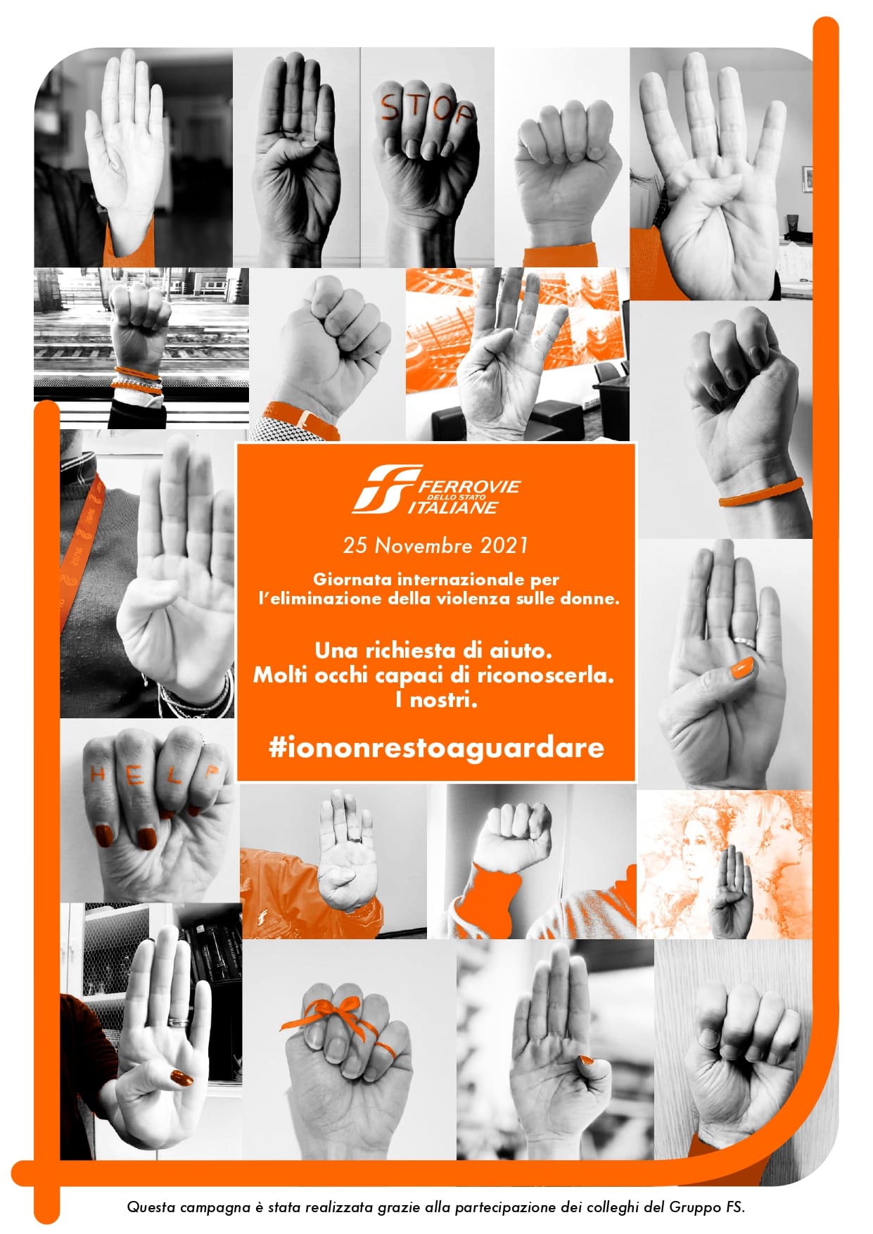 Campagna_FS_CS_IoNonRestoAGuardare (Foto FS Italiane) Campagna_FS_CS_IoNonRestoAGuardare (Foto FS Italiane)