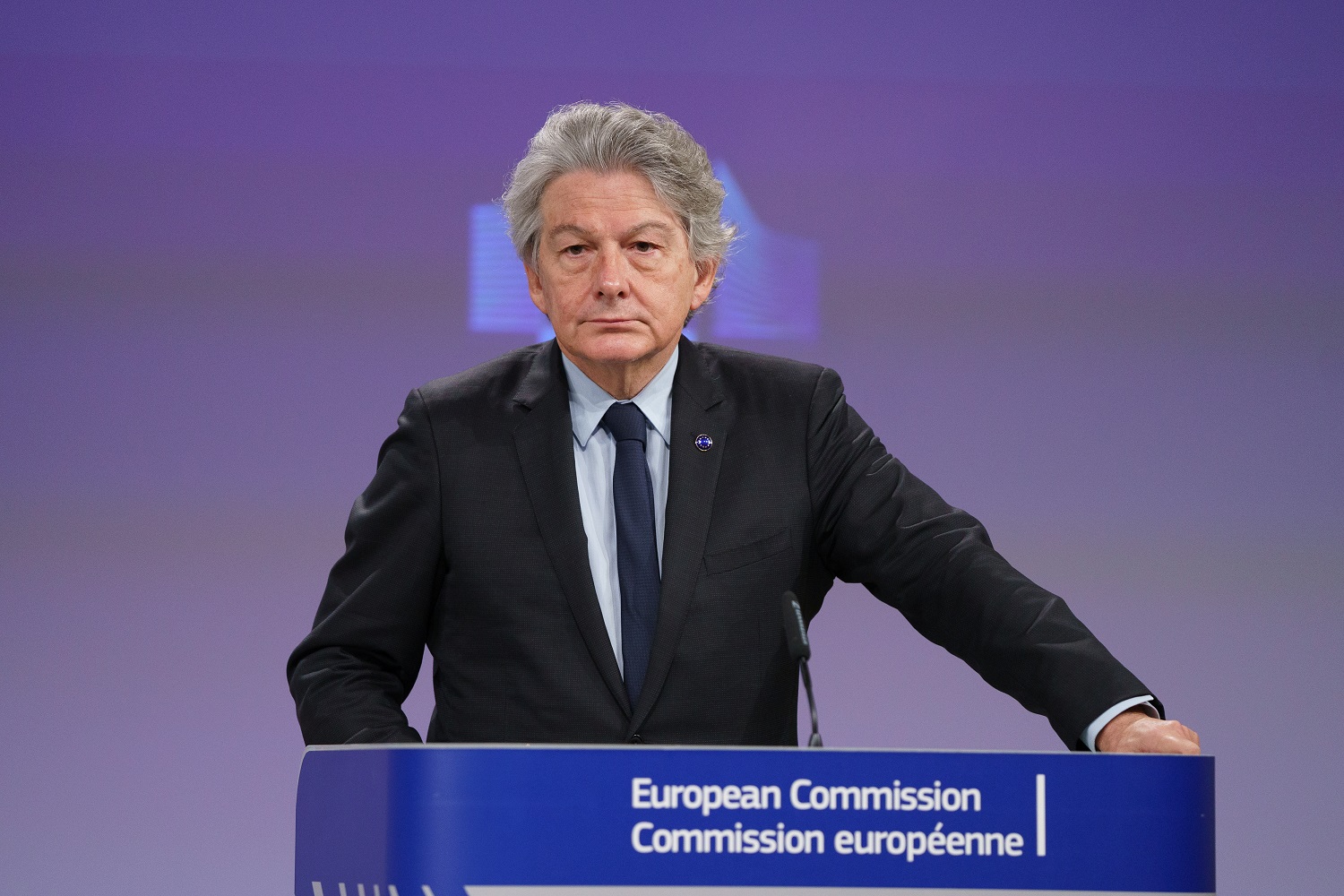 Thierry Breton Commissario europeo per il mercato interno e i servizi (foto Imagoeconomica 2021)