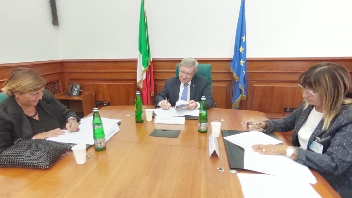Protocollo d'intesa Mims-Regione Umbria-Rfi (foto Mims)