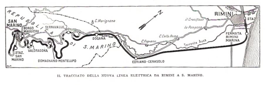 Tracciato_Rimini-San_Marino (fonte wikipedia) Tracciato_Rimini-San_Marino (fonte wikipedia)