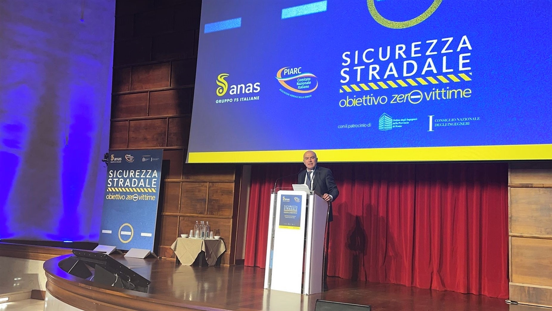 Aldo Isi Convegno sicurezza stradale obiettivo zero vittime (foto Anas) Aldo Isi Convegno sicurezza stradale obiettivo zero vittime (foto Anas)