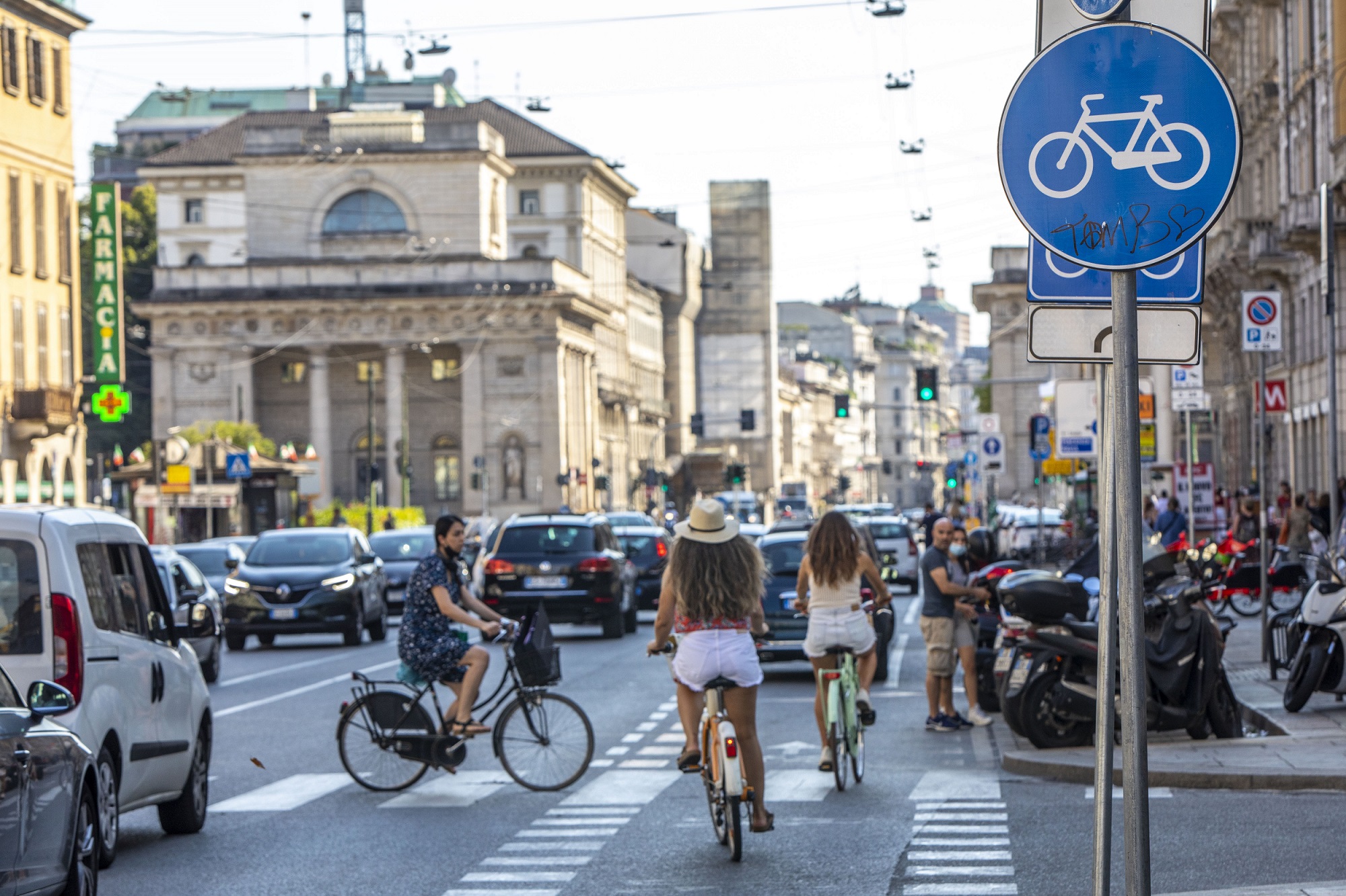 Mobilità ciclabile (foto Imagoeconomica2022 Mobilità ciclabile (foto Imagoeconomica2022