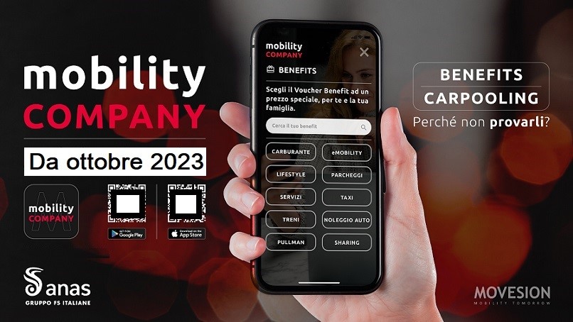 App mobility company (foto Anas) App mobility company (foto Anas)
