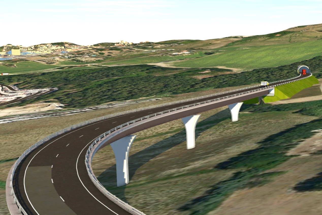 Anas - rendering collegamento SS 16 - Ancona