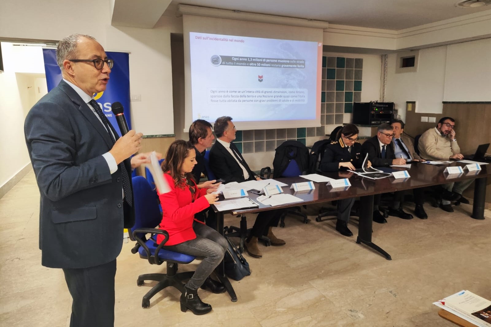 Corso formazione giornalisti Anas Campania Mario Avagliano(foto Anas) Corso formazione giornalisti Anas Campania Mario Avagliano(foto Anas)