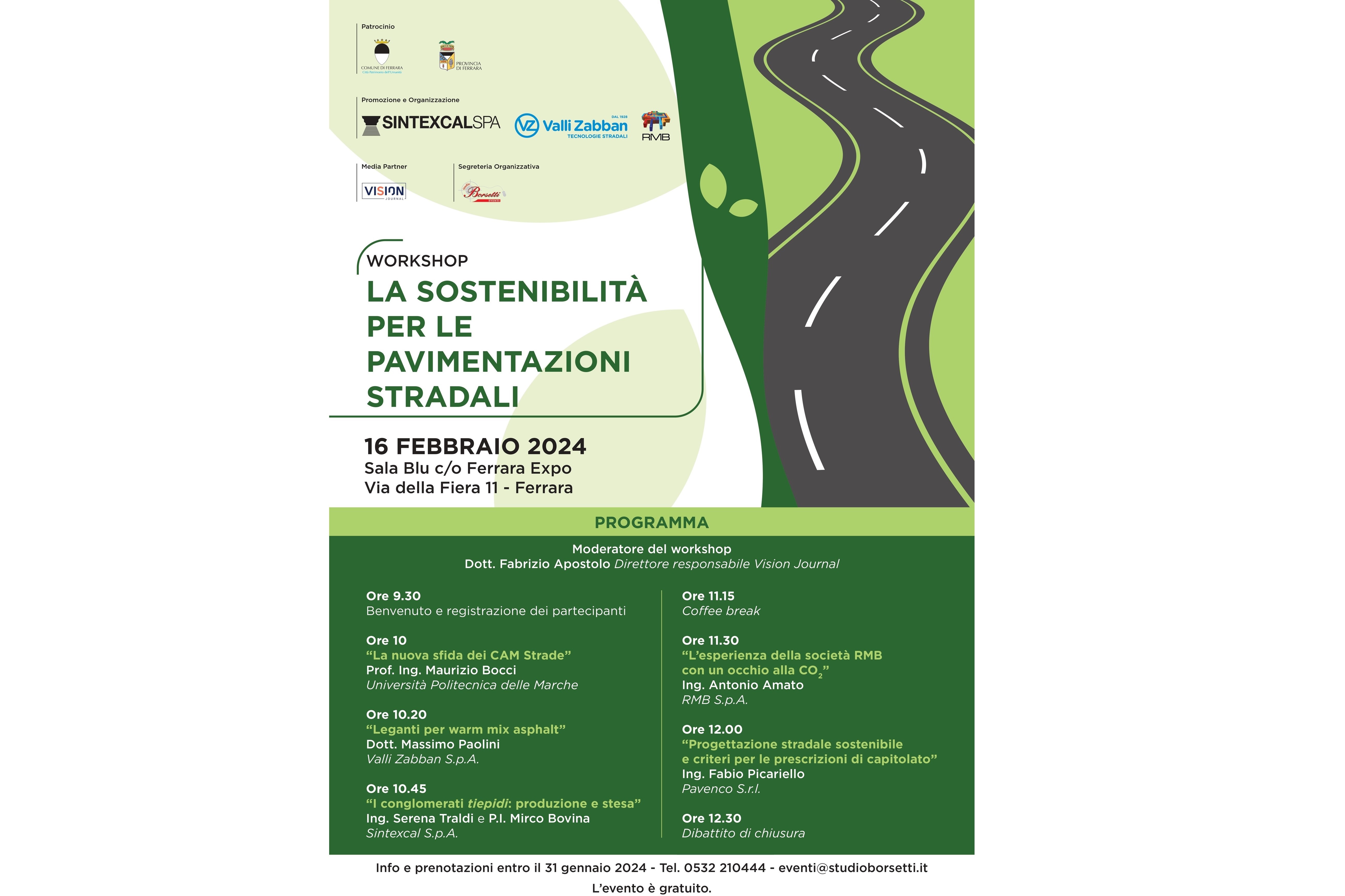 Locandina wokshop Ferrara 16 febbraio Locandina wokshop Ferrara 16 febbraio