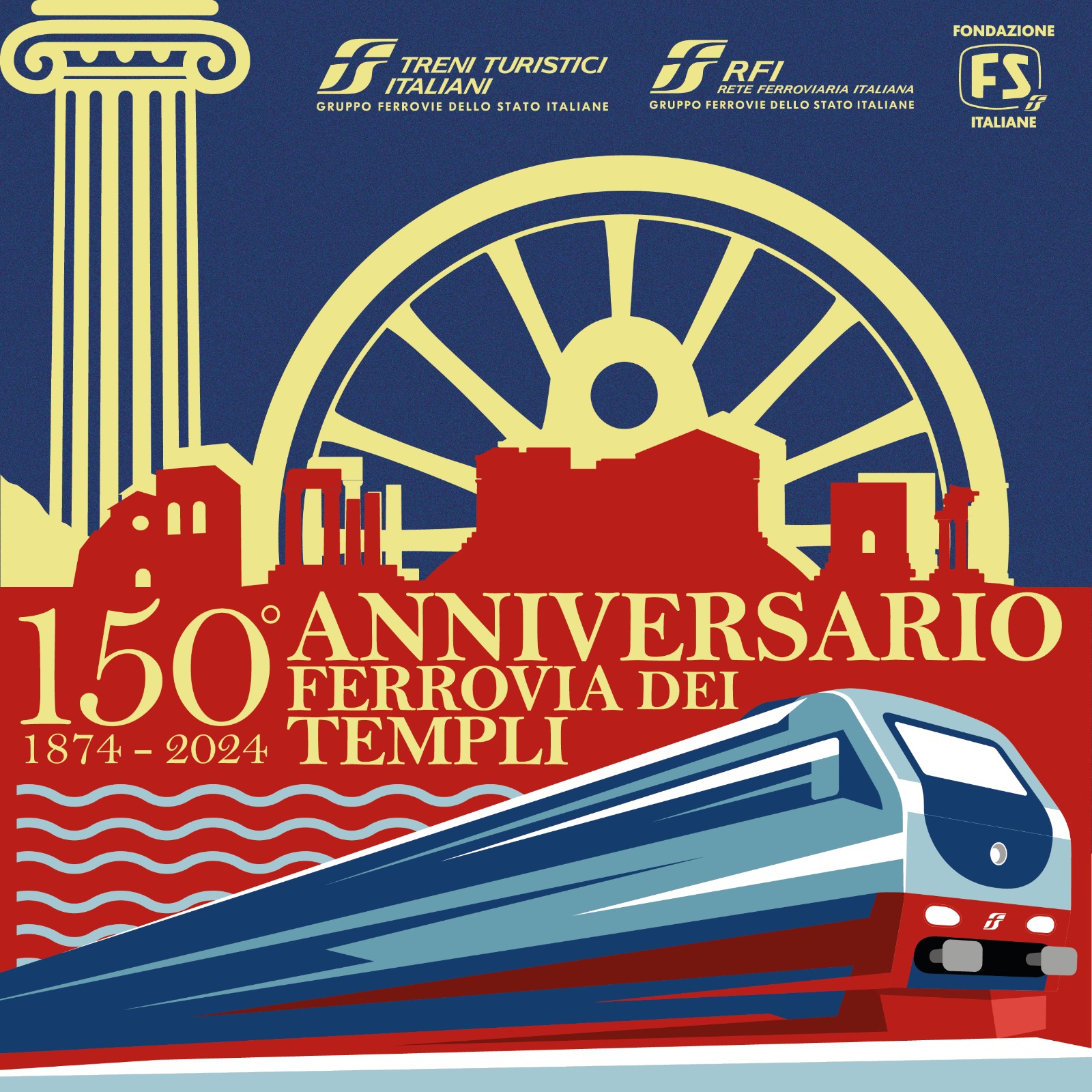 150esimo anniversario ferrovia Agrigento - Porto Empedocle (foto Gruppo FS) 150esimo anniversario ferrovia Agrigento - Porto Empedocle (foto Gruppo FS)