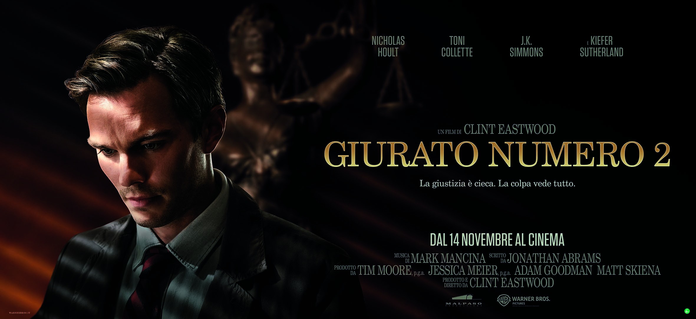 Giurato numero due (foto Warner bros Italia) Giurato numero due (foto Warner bros Italia)