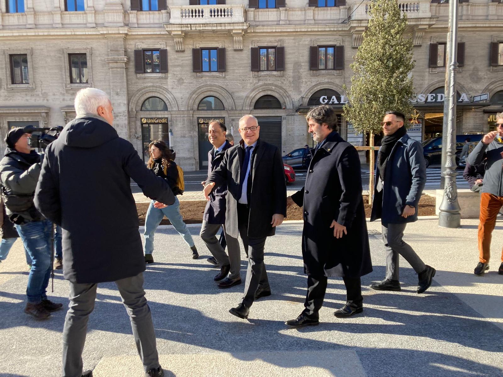Apertura PIazza della Repubblica (foto Anas) Apertura PIazza della Repubblica (foto Anas)