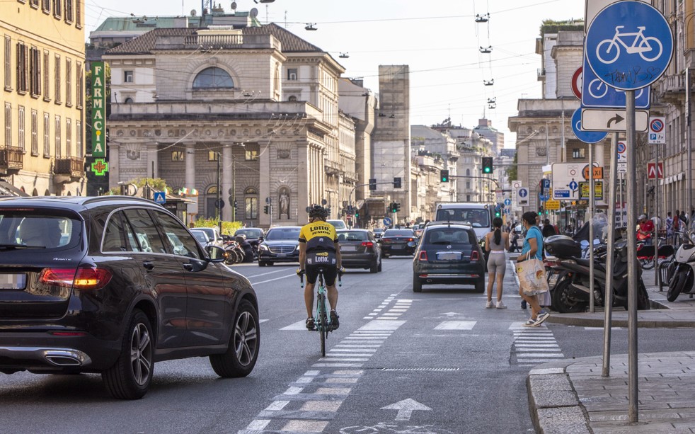 Pista ciclabile. Imagoeconomica 2025 Pista ciclabile. Imagoeconomica 2025