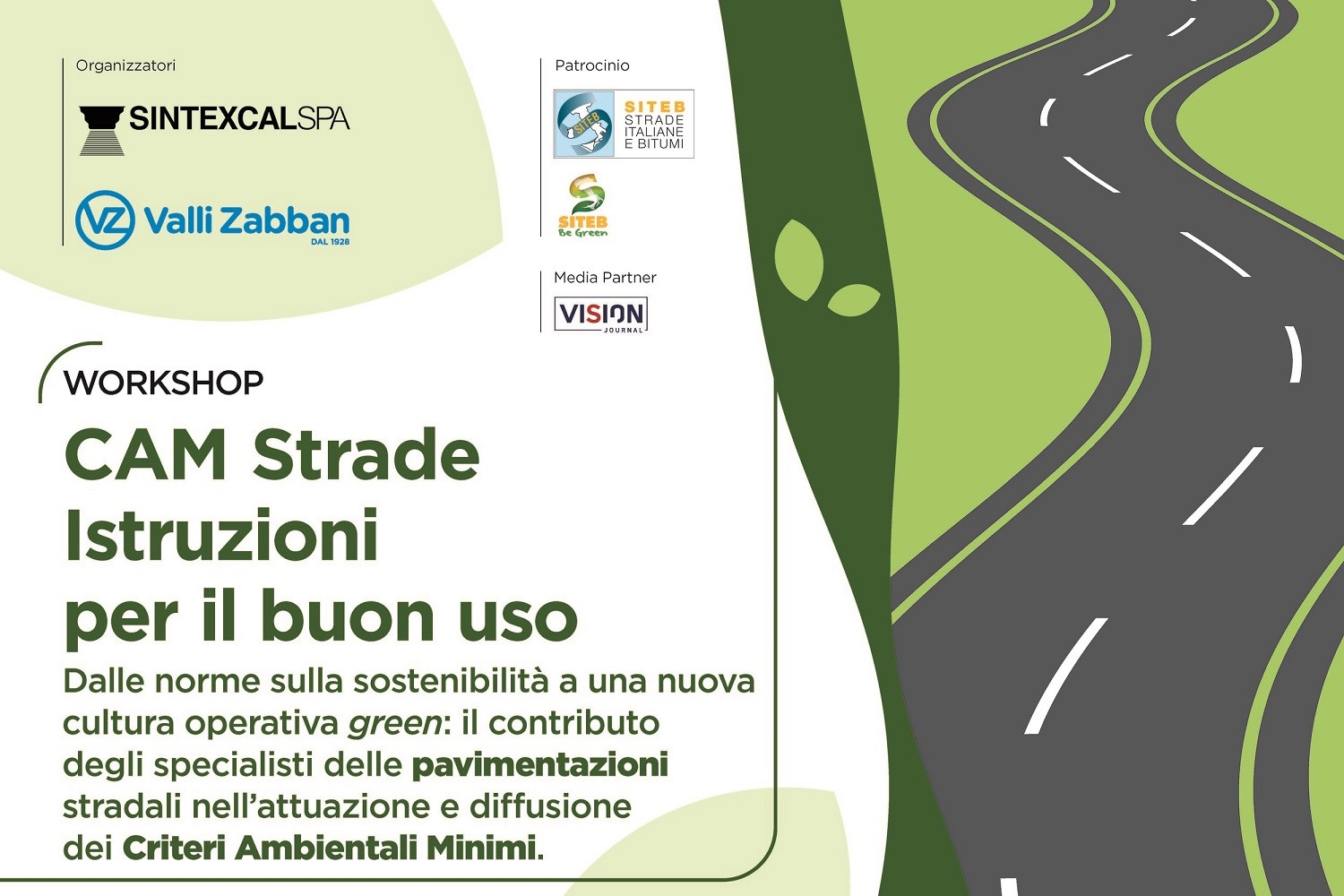 Locandina workshop cam strade