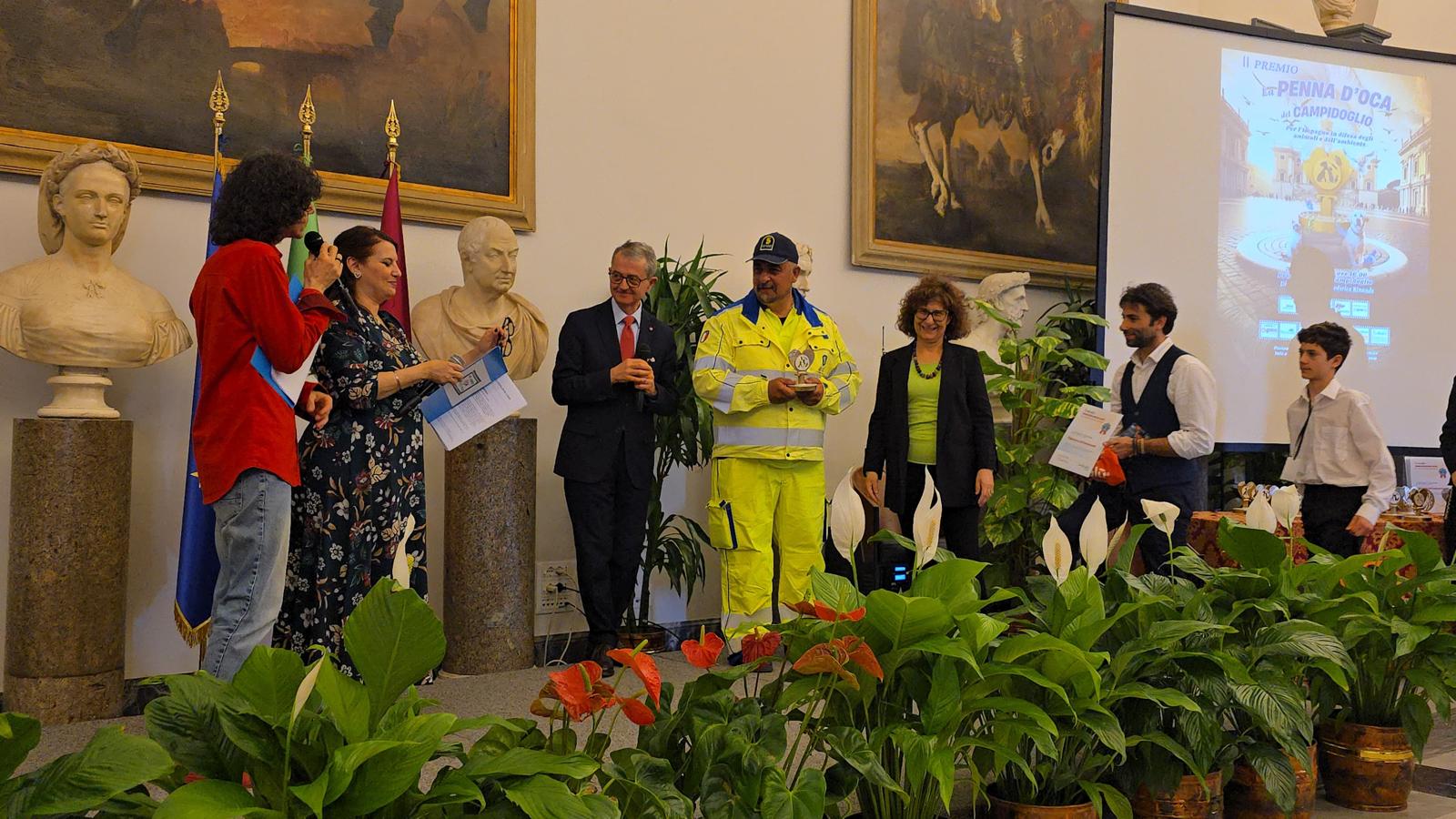 Premiazione Penna d'Oca 2025 (foto Anas) Premiazione Penna d'Oca 2025 (foto Anas)