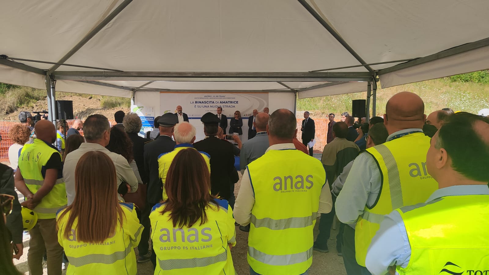 Avvio lavori variante Picente_Amatrice 4.8.25