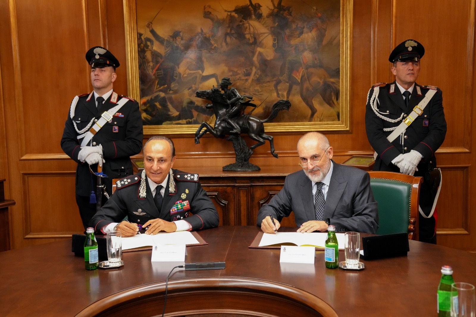 Foto Protocollo FS Arma dei Carabinieri (foto Gruppo FS)