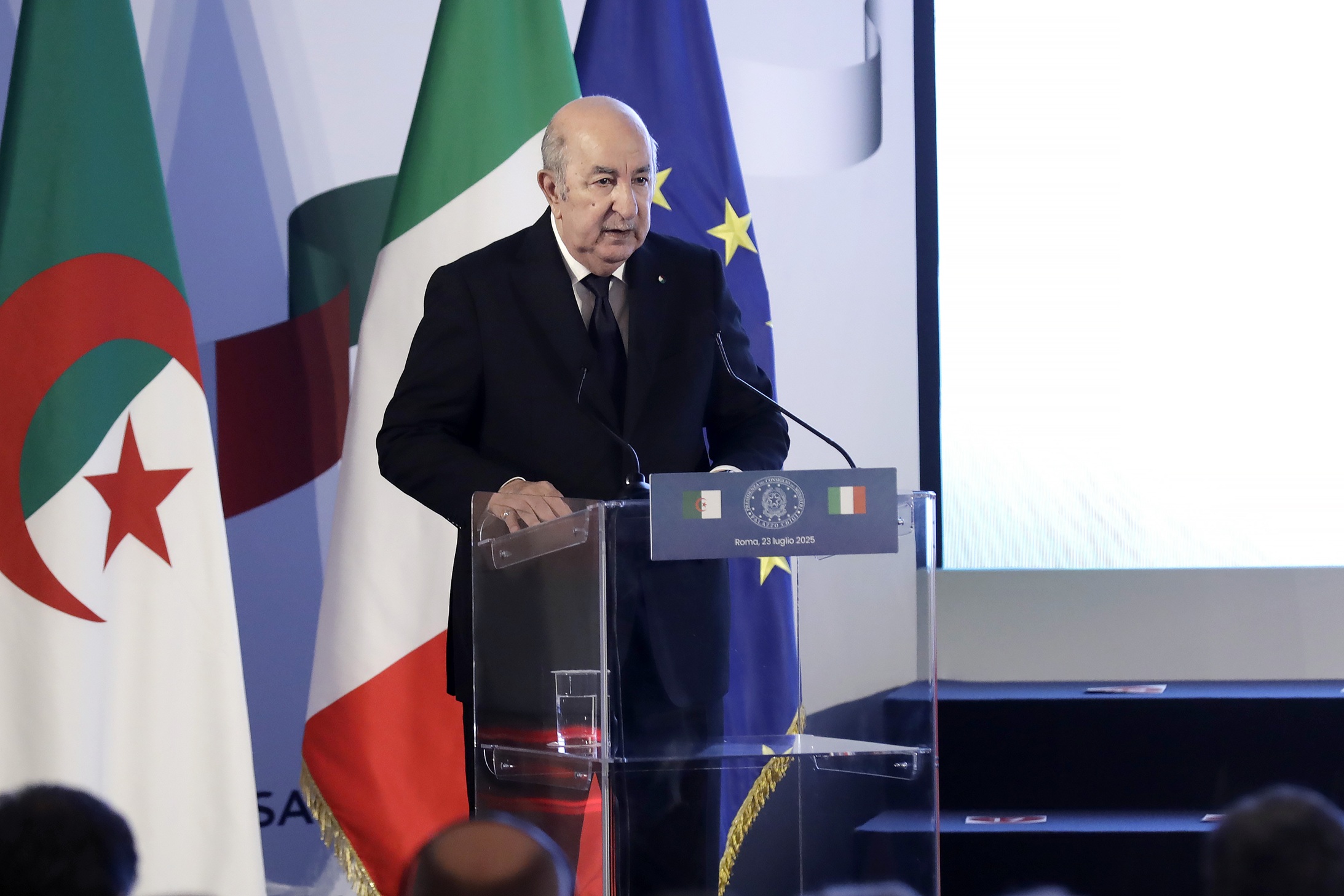 ABDELMADJID TEBBOUNE PRESIDENTE DELLA REPUBBLICA ALGERIA (fonte Imagoeconomica 2025)