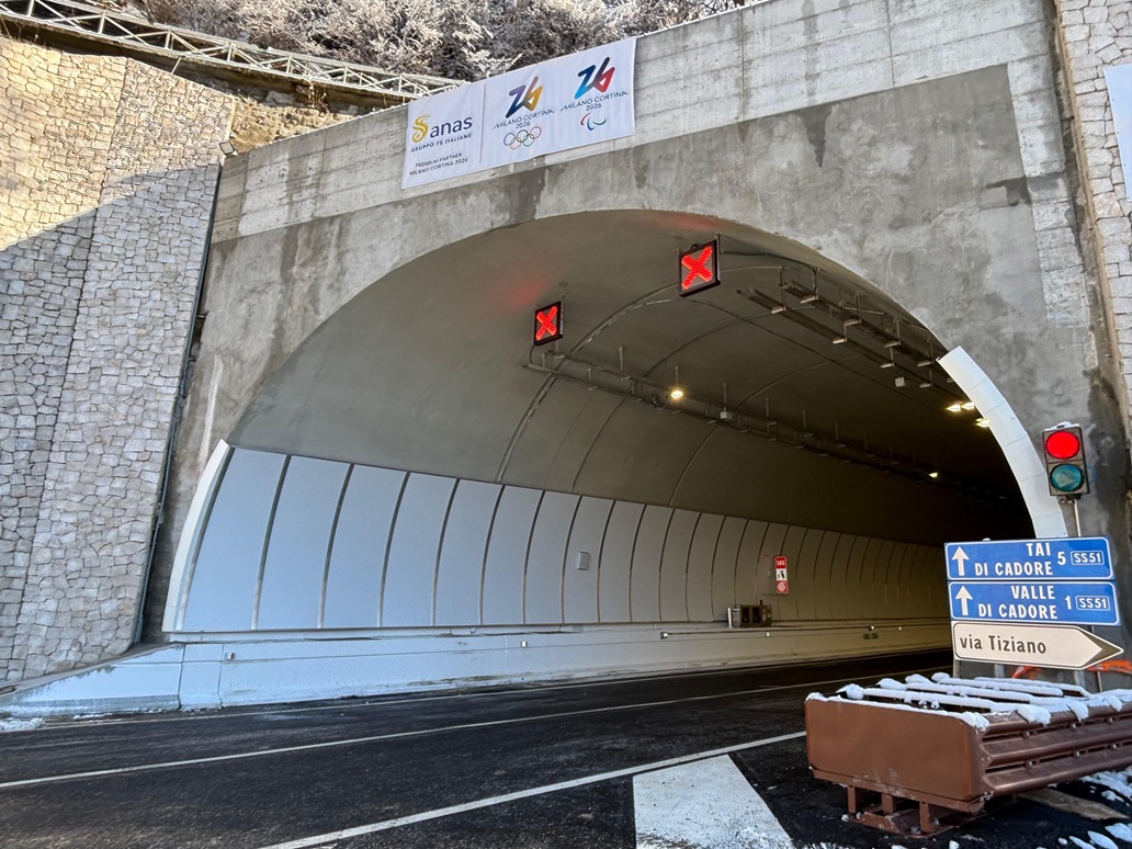 Imbocco Galleria Valle di Cadore (foto Anas)