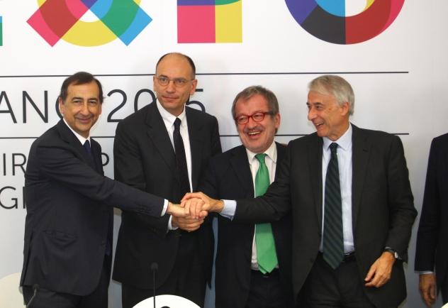 Expo 2015, il presidente del Consiglio Enrico Letta Expo 2015, il presidente del Consiglio Enrico Letta