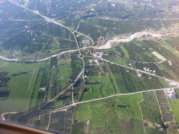 Sicilia SS115 ponte sul fiume Verdura - fotosimulazione aerea Sicilia SS115 ponte sul fiume Verdura - fotosimulazione aerea