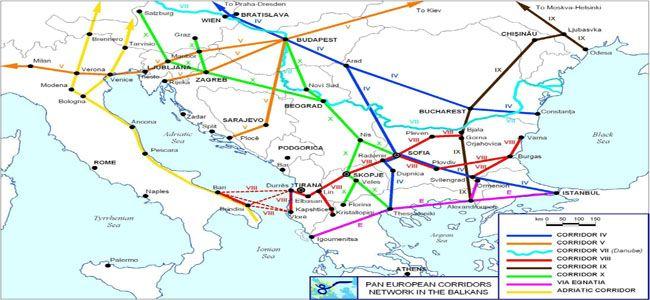 Corridoio paneuropeo 8 Corridoio paneuropeo 8