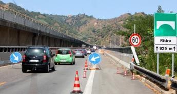 Lavori di risanamento strutturale del viadotto "Ritiro" sull'A20 Messina-Palermo