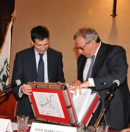 Ministro Maurizio Lupi e Gian Mario Spacca Presidente Regione Marche Ministro Maurizio Lupi e Gian Mario Spacca Presidente Regione Marche