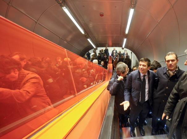 Ministro Lupi inaugura la Stazione Metro Garibaldi Ministro Lupi inaugura la Stazione Metro Garibaldi