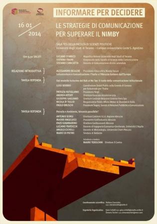 Locandina convegno Università di Teramo