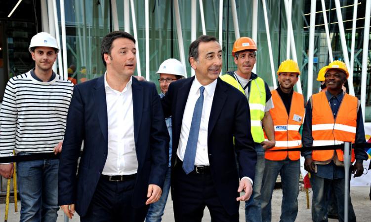 Matteo Renzi e Giuseppe Sala Commissario Expo 2015 Matteo Renzi e Giuseppe Sala Commissario Expo 2015