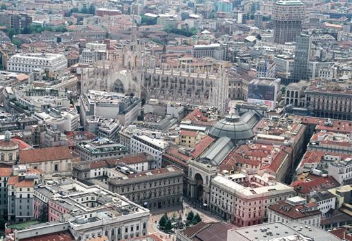 Città di Milano vista dall'alto Città di Milano vista dall'alto