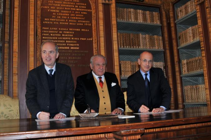 Firma convenzione Università Perugia - Quadrilatero Firma convenzione Università Perugia - Quadrilatero