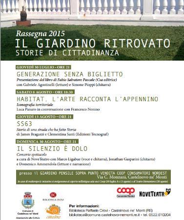 Il giardino ritrovato Castelnovo Monti