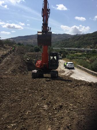 Autostrada A19 - lavori viadotto Himera 19 agosto 2015