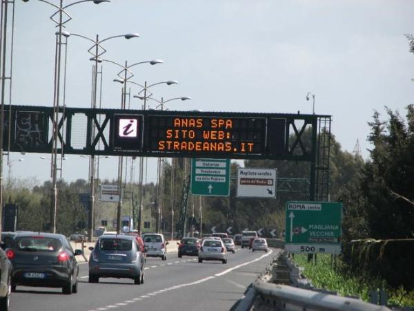 autostrada roma fiumicino a91 direzione rm