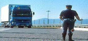 posto di blocco camion