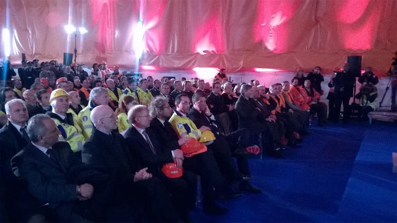 La platea - Salerno-Reggio Calabria, galleria Mormanno - 10 marzo 2016