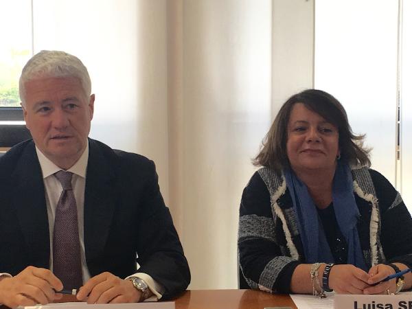 Conferenza stampa procject bond Cav: Stefano Granati (Anas) e Luisa Serato