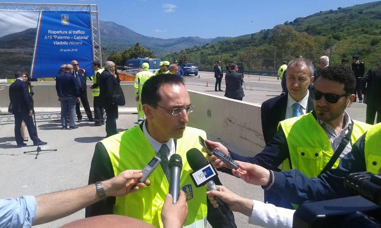 Armani intervistato - viadotto Himera 30 aprile 2016
