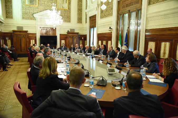 Tavolo firma protocollo Osservatorio Autotrasportatori