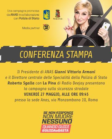 Campagna Anas e Polizia stradale sulla sicurezza