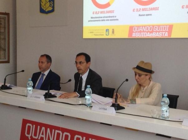 Conferenza GUIDAeBASTA, intervento presidente Anas Armani