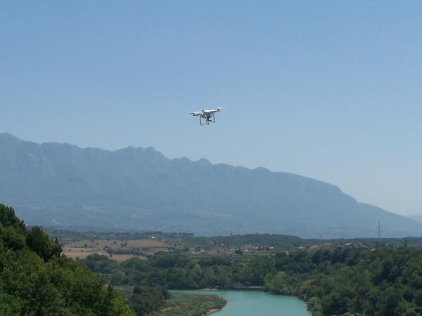 Drone in volo