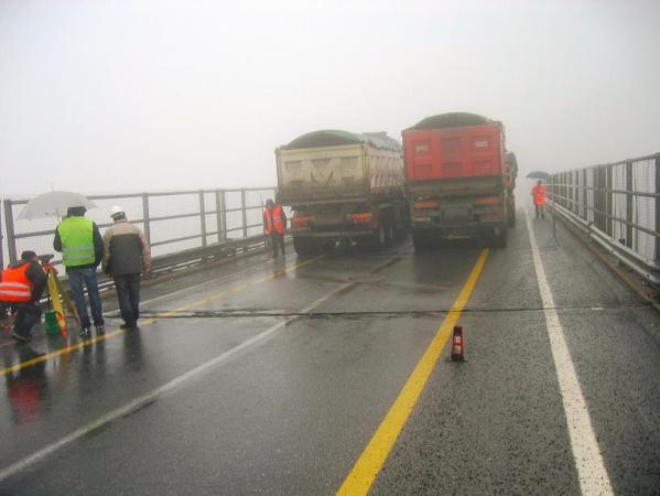 Prove di carico viadotto Cannavino