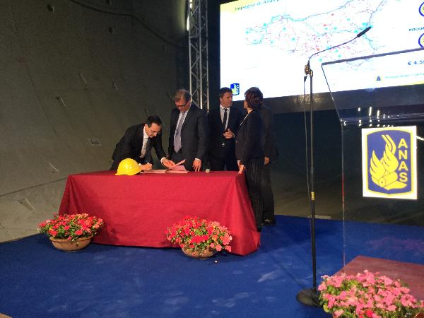Firma dell'Accordo preliminare Anas Sicilia