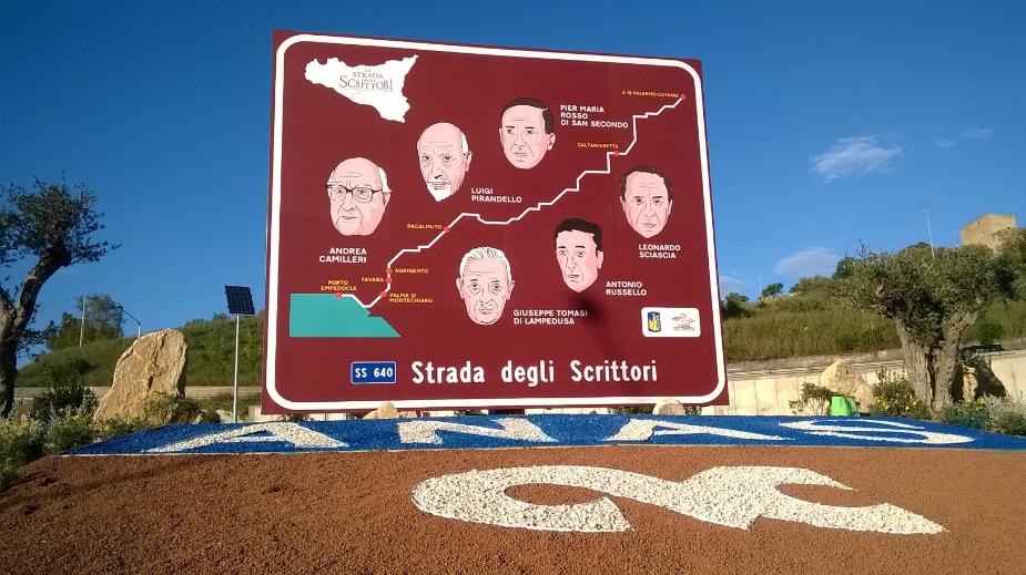 Strada degli Scrittori - cartellone turistico Strada degli Scrittori - cartellone turistico