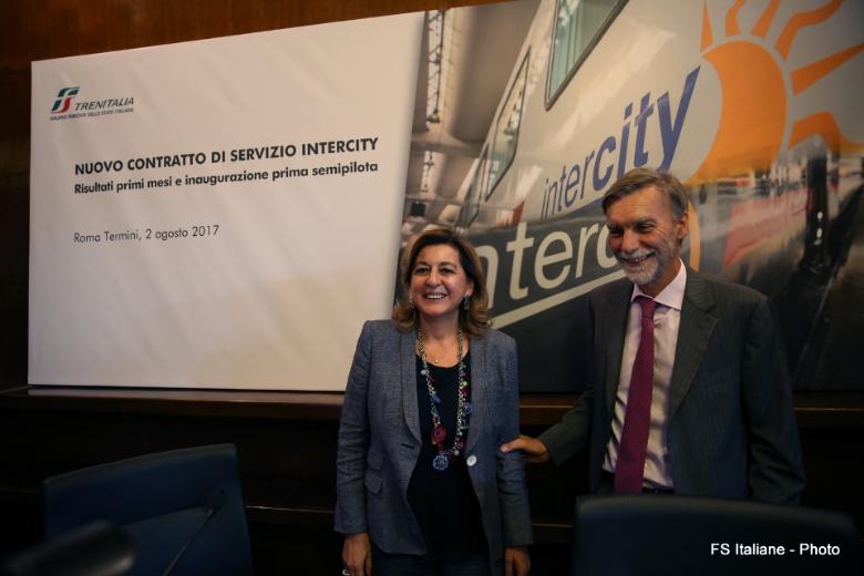 Graziano Delrio e Barbara Morgante